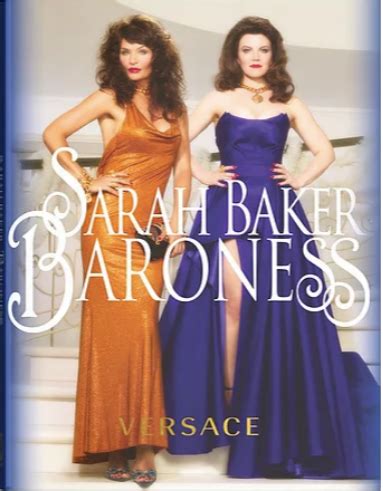 sarah baker versace|Versace’s Holiday saga: Sarah Baker’s glam.